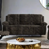  Furniture of America Dionysus FM64003BR-SF-M Manual Reclining Sofa IMAGE 1