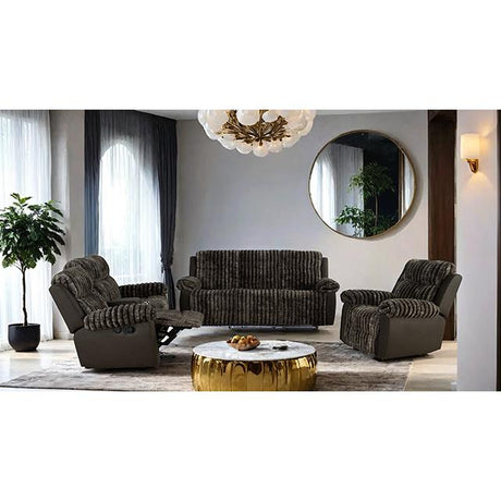  Furniture of America Dionysus FM64003BR-SF-M Manual Reclining Sofa IMAGE 2