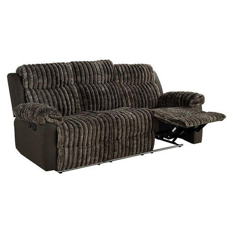 Furniture of America Dionysus FM64003BR-SF-M Manual Reclining Sofa IMAGE 3