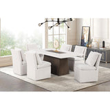  Furniture of America Grasten FM3332DB-T-7PC-00WH 7 Pc Dining Table Set IMAGE 2