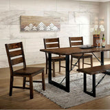  Furniture of America Dulce CM3604T-6PC 6 Pc Dining Table Set with Bench IMAGE 5