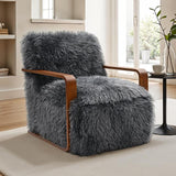  Furniture of America Elardo FM-AC6006DG Accent Chair IMAGE 1