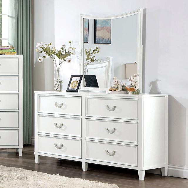 Furniture of America Lycoris CM7477WH-D Dresser IMAGE 1