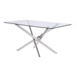  Furniture of America Silveria FM37001SV-T-TABLE Dining Table IMAGE 1