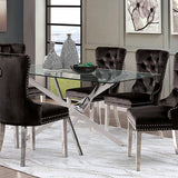 Furniture of America Silveria FM37001SV-T-TABLE Dining Table IMAGE 4