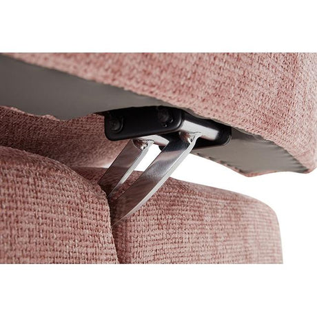  Furniture of America Stavanger FM63001PK-D Curved 2-Seater with Ottoman IMAGE 2
