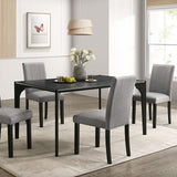  Furniture of America Amelio FM32009BK-T-5PC 5 Pc Dining Table Set IMAGE 1