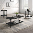  Furniture of America Pallas FM42903BK-3PK 3 Pc Table Set IMAGE 1
