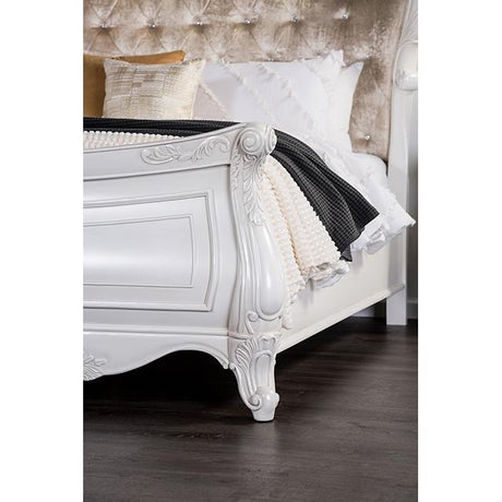  Furniture of America Valentini FM7419WH-Q-BED Queen Bed IMAGE 3