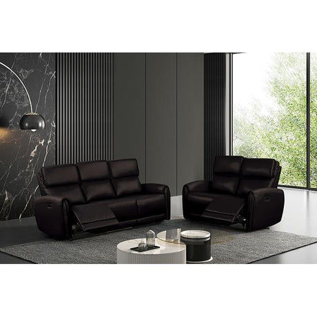  Furniture of America Schlieren FM6012BK-LV-PM Power Loveseat IMAGE 2