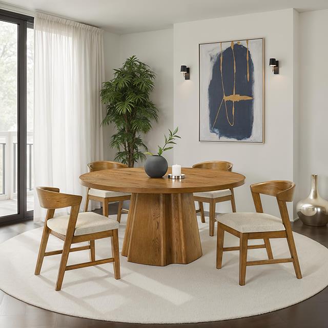  Furniture of America Orsino FM32008WN-RT-TABLE Dining Table IMAGE 2