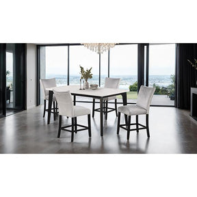  Furniture of America Sabro FM3330BK-T-5PC 5 Pc Dining Table Set IMAGE 1