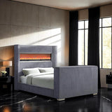  Furniture of America Sumter FM74004GY-Q-BED Queen Bed IMAGE 2