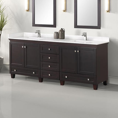  Furniture of America Oliva TM-CT006WH-80+11ES Vanity Set IMAGE 1