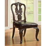  Furniture of America Bellagio CM3319RT-7PC-FABRIC 7 Pc Dining Table Set IMAGE 3