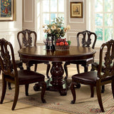  Furniture of America Bellagio CM3319RT-7PC-FABRIC 7 Pc Dining Table Set IMAGE 7