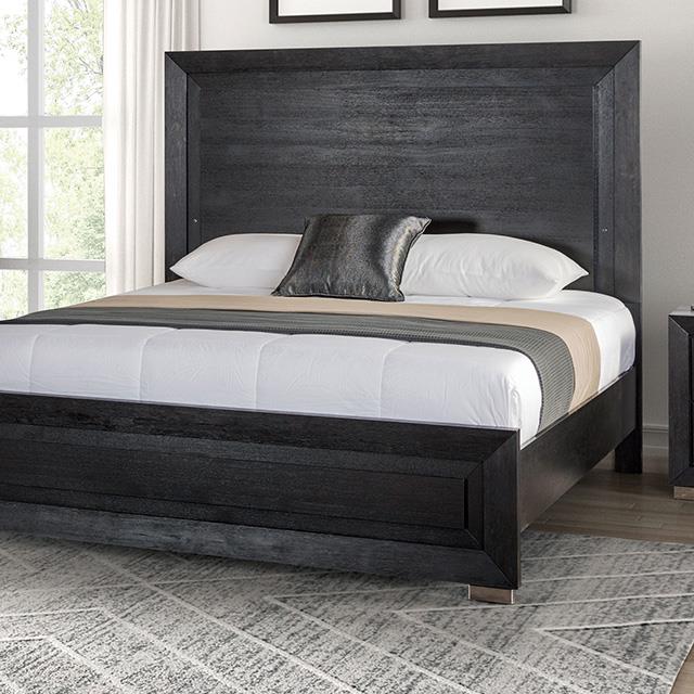  Furniture of America Ashbourne FM7415BK-Q-BED Queen Bed IMAGE 1