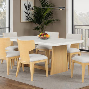  Furniture of America Caerwys FM34004NT-T-TABLE Dining Table IMAGE 1