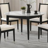  Furniture of America Maidstone FM32001BK-RT Round Dining Table IMAGE 1