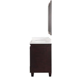  Furniture of America Oliva TM-CT006WH-80+11ES+M Vanity Set with Mirror IMAGE 3