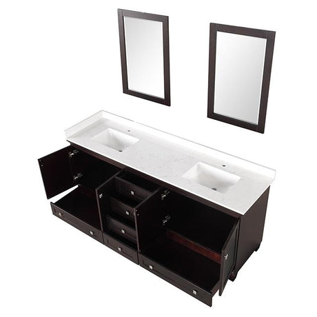  Furniture of America Oliva TM-CT006WH-80+11ES+M Vanity Set with Mirror IMAGE 4