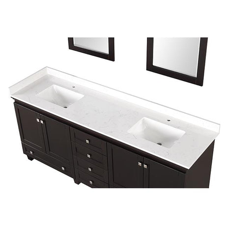  Furniture of America Oliva TM-CT006WH-80+11ES+M Vanity Set with Mirror IMAGE 5