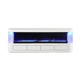  Furniture of America Luken FM-AC8010WH-TV 71" TV Stand with Electric Fire Place IMAGE 8