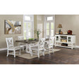  Furniture of America Auletta CM3417GY-T-7PC 7 Pc Dining Table Set IMAGE 1
