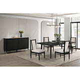  Furniture of America Margate FM32002BK-T Dining Table IMAGE 2