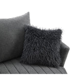  Furniture of America Hoople FM-AC6001DG-SW Channel Tufted Swivel Chair IMAGE 5