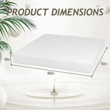  Furniture of America Forsythia DM710-EK 10" King Green Tea Gel Memory Foam IMAGE 2