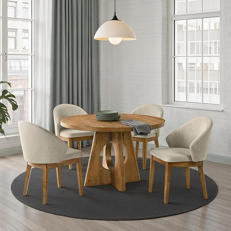  Furniture of America Orsino FM3223WN-AC-2PK Set Of 2 Arm Chair IMAGE 2