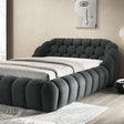  Furniture of America Newquay FM7260BK-Q-BED Queen Bed IMAGE 1