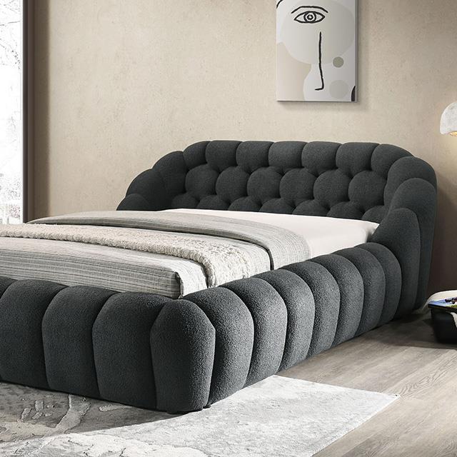  Furniture of America Newquay FM7260BK-Q-BED Queen Bed IMAGE 1