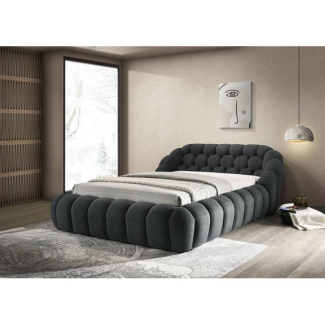  Furniture of America Newquay FM7260BK-Q-BED Queen Bed IMAGE 2