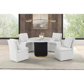  Furniture of America Varde FM3431WH-RT-5PC-01WH 5 Pc Dining Table Set IMAGE 1
