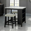  Furniture of America Chalcedony SL3401BK-PT-3PK 3 Pc Dining Table Set IMAGE 1
