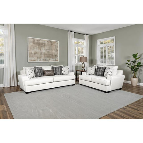  Furniture of America Hyde Park SM1254-LV Loveseat with Pillows IMAGE 2