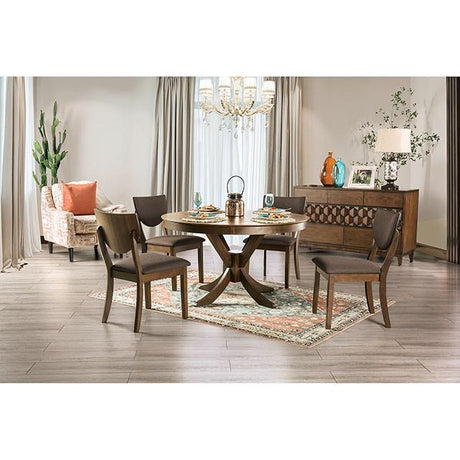  Furniture of America Marina FOA3787RT-5PC 5 Pc Dining Table Set IMAGE 1