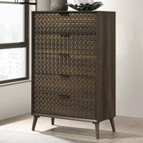  Furniture of America Chalfont FM7272DB-C Chest IMAGE 1