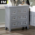  Furniture of America Castlile FM7413GY-N Night Stand IMAGE 1