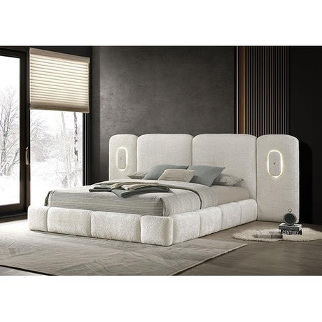  Furniture of America Newhaven FM72024IV-EK-BED King Bed IMAGE 2