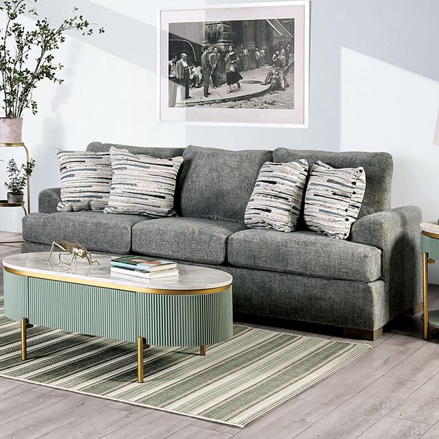  Furniture of America Leytonstone SM1208-SF Sofa IMAGE 1