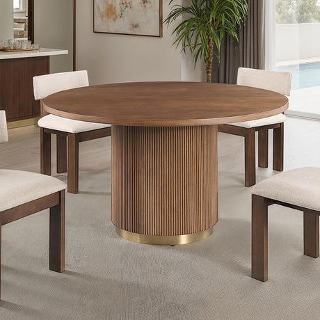  Furniture of America Gaetani FM-GM701BR-T Dining Table IMAGE 1
