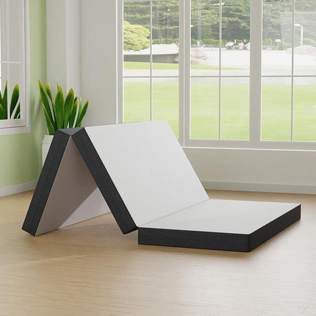  Furniture of America Hollyhock DM1004-F 4" Full Tri-Fold Memory Foam Topper IMAGE 1