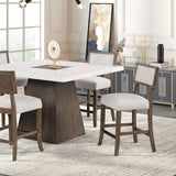  Furniture of America Grasten FM3332DB-PT-TABLE Counter Height Table IMAGE 6