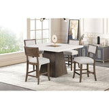  Furniture of America Grasten FM3332DB-PT-TABLE Counter Height Table IMAGE 7