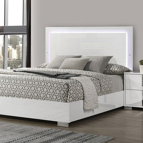  Furniture of America Sinistra FM7211WH-Q-BED Queen Bed IMAGE 1