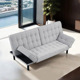  Furniture of America Bellevue FM2801LG Futon Sofa IMAGE 2