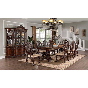  Furniture of America Normandy CM3145T-9PC 9 Pc Dining Table Set IMAGE 1
